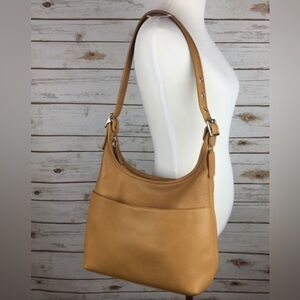 Old Vintage COACH 9058 GOLDCREAM Legacy Hobo Leather Shoulder